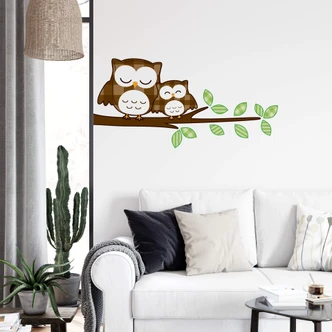 Sleeping Owls Wall sticker 