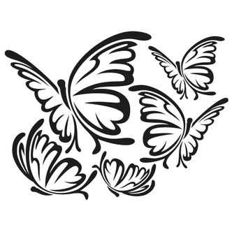 Butterflies Impression Wall sticker 