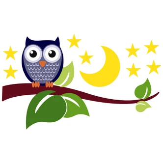 Night Owl Wall sticker 