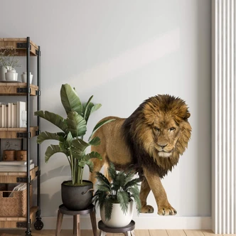 Real Lion Wall sticker 