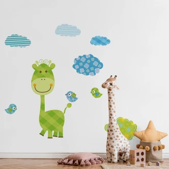 Funny Animals Set (Pattern) Wall Sticker 