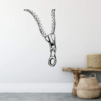 Zipper Wall sticker 