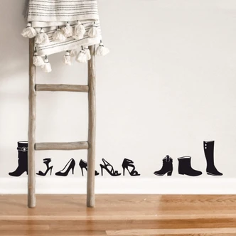 Shoe Collection Wall sticker 