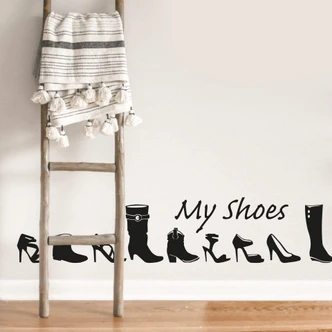 My Shoes Wall sticker 