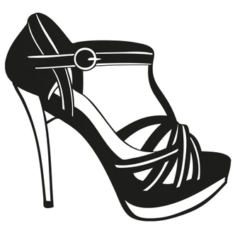 Shoe of a Lady Wall sticker 