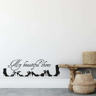 My beautiful shoes Wall sticker 