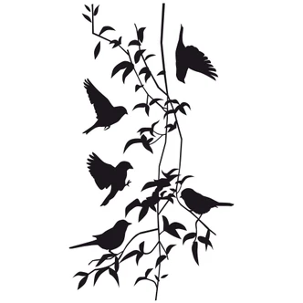 Liana with Birds Wall sticker 