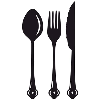 Cutlery Wall sticker 