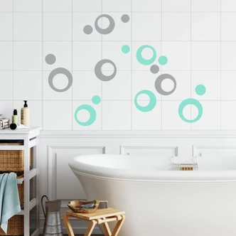 Tile decor: Circles Wall sticker 