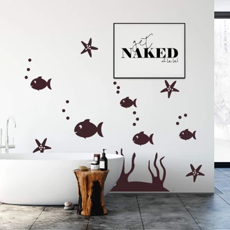 Tile decor: Fish set 1 Wall sticker 