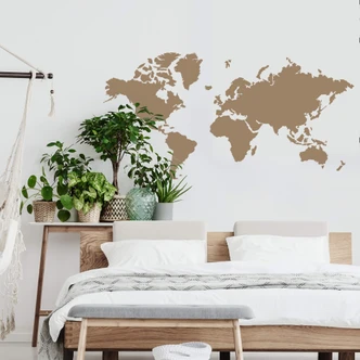 World Map - simple Wall sticker 