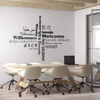 Welcome Multicultural Wall sticker 