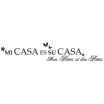 Mi Casa Es Su Casa - Wall Sticker 