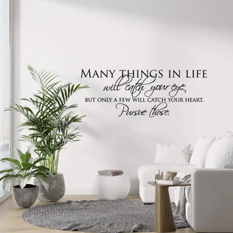 Many Things in Life Wall sticker 