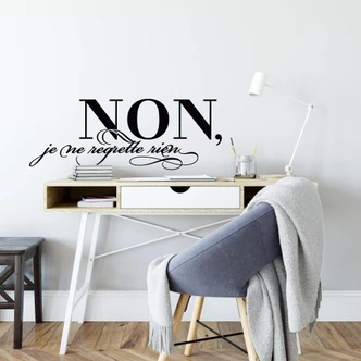Non, je ne regrette rien 2 Wall sticker 