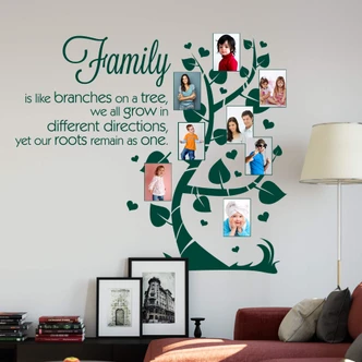 Family is like branches... Wall sticker 