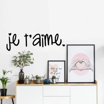 Je t\'aime Wall sticker 