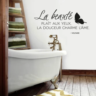 La beauté plaît aux yeux... Wall sticker 