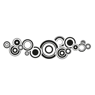 Retro Bubbles Wall sticker 