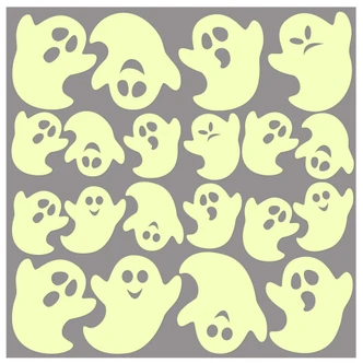 Ghosts Glow in the Dark Stickers 
