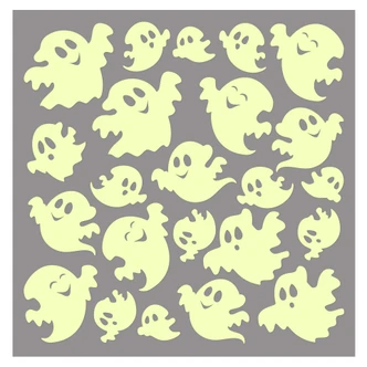 Laughing Ghosts Glow in the Dark Stickers 