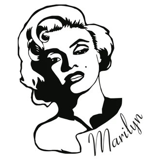 Marilyn Wall sticker 