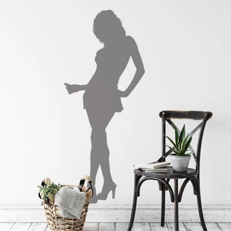 Dancing Girl 5 Wall sticker 