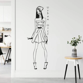 Urban Girl Wall sticker 