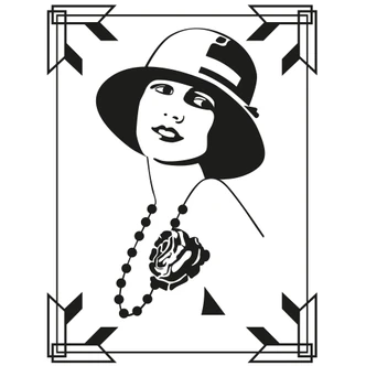 Golden Twenties Wall sticker 