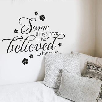 Some things have to be... Wall sticker 