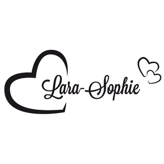 Heart + Name Wall sticker 