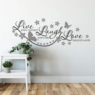 Live every Moment… 2 (2-colours) Wall sticker 