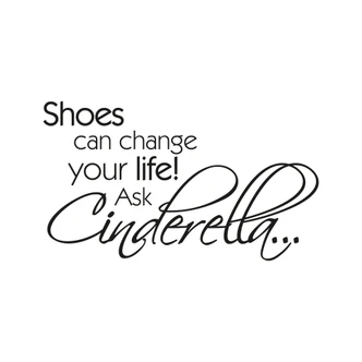 Shoes can change your life! Wall sticker 
