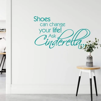 Shoes can change your life! Wall sticker 