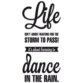 Life isn\'t about... Wall sticker 