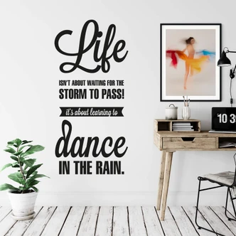 Life isn\'t about... Wall sticker 