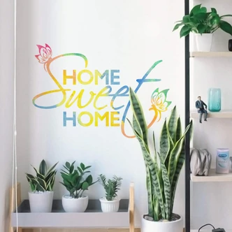 Watercolour Home sweet Home Wall sticker 