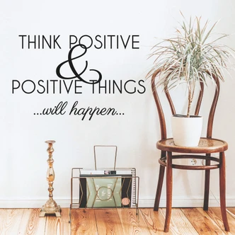 Think positive... Wall sticker 
