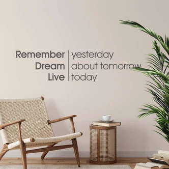 Remember Dream Live Wall Sticker 