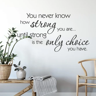 You never know... 