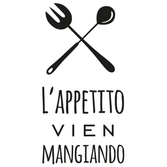 L\'appetito vien mangiando Wall Sticker 