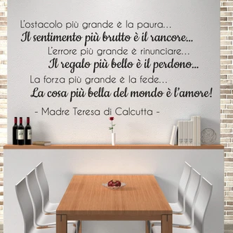 L\' ostacolo più grande... Wall Sticker 