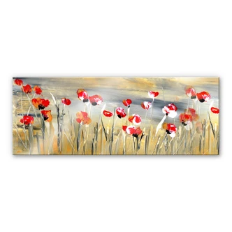 Acrylic glass Niksic - Flower Meadow - Panorama 