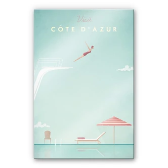 Acrylic Print Henry Rivers - Côte d'Azur 