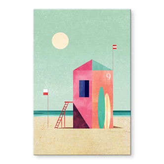 Acrylic print Life house on the beach - Rivers 