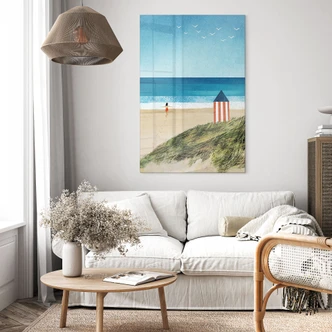Acrylic print Vacation by the sea with dune view - Rivers 