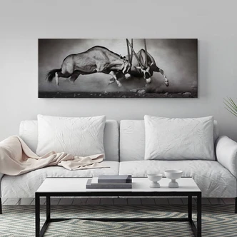 Duel - Panorama Aluminium print 