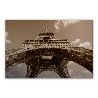 Eiffel Tower Perspective Aluminium print 