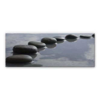 Stone Path Panorama Aluminium print 