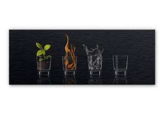 Frutos Vargas Aluminium Print - The Four Elements - Panorama 